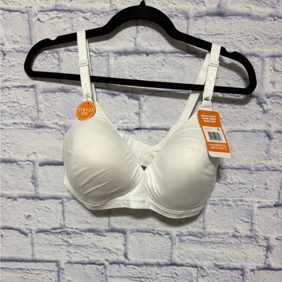 Warners Blissful Benefits Super Soft Wireless Lightly Lined Comfort Bra 38D - Picture 3 of 10